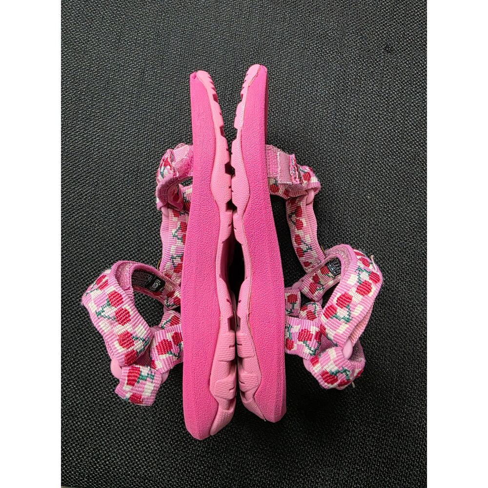 Teva Kids Pink Fruit Cherry Universal Strap Sandals Size 9 - Picture 4 of 6